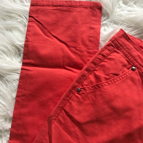Pilcro and the Letterpress Coral Straight Pant - Picture 3 of 8
